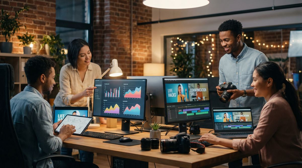 糖心Vlog品牌故事 - 创意团队视频制作现场