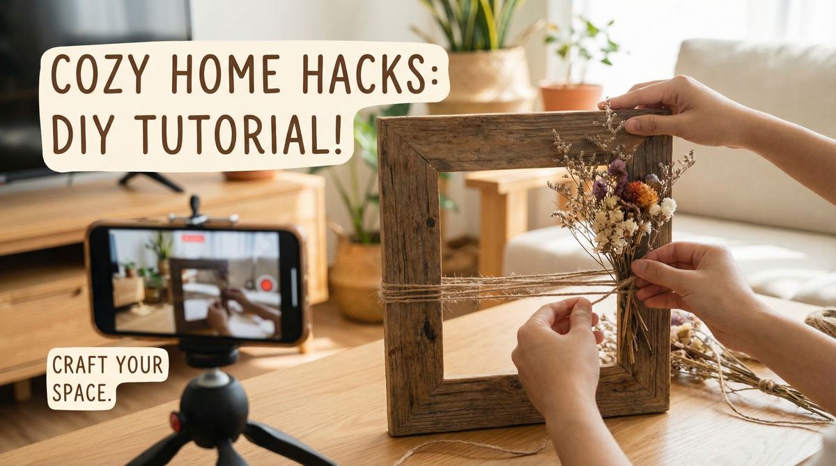 糖心Vlog 糖心Vlog手工视频：DIY家居装饰教程视频演示